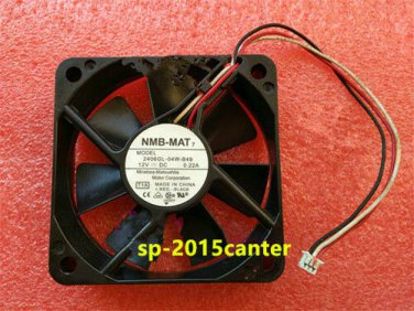 For NMB 2406GL-04W-B49 cooling Fan 12V 0.22A 60*60*15MM 3pin #SP62