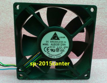 For DELTA AUB0812VH Cooling fan DC12V 0.41A 80*80*25mm 3pin #SP62