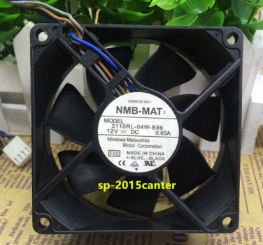 For NMB 3110RL-04W-B86 Fan 4 pin DC 12V 0.65A 80*80*25MM #SP62