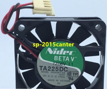 For Nidec 12V 0.17A ball bearing high-end fan H34587-55-INV 60x60x15 #SP62
