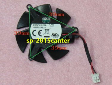 For 45mm MSI R6450 R6570 R6670 Fan 39mm 2Pin FY04510H12SAA 0.20A #SP62