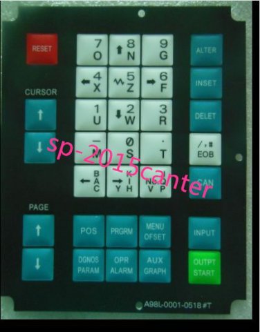 1pc fanuc membrane keysheet keypad  Keyboard A98L-0001-0518#T xhg04