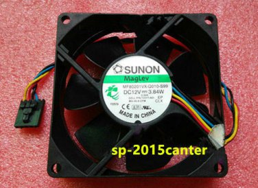 For SUNON MF80201VX-Q010-S99 Fan 12V 3.84W 80*80*20mm 4wire 5pin #SP62