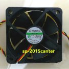 For SUNON Fan GM1206PHV2-A 60*60*15mm 3 Pin DC 12V 1.0W #SP62