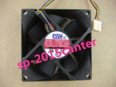 AVC DS08025R12U Fan 12V 4Pin 80*80*25mm with 60 days warranty   j0428