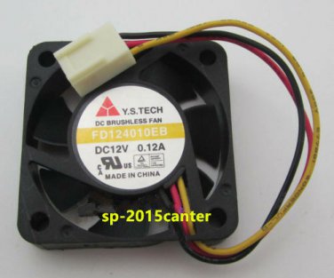 For YS.TECH FD124010EB fan 40*40*10mm 12V 0.12A 3Pin #SP62