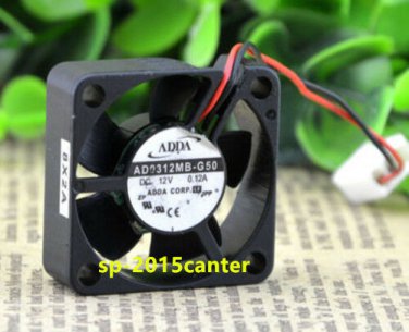 For ADDA AD0312MB-G50 DC 12V 0.12A 2Pin 30x30x10mm Cooling Fan #SP62