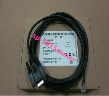 PC-KV PCKV Programming Cable PC To RS232 Adapter For Keyence KV16/48/300 PLC XT4