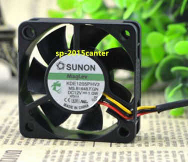 For SUNON KDE1205PHV2 fan 50*50*15mm DC12V 1.0W 2pin #SP62