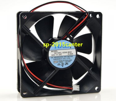 For NMB 3610KL-05W-B50 fan 24V 0.20A 90*90*25mm 2pin #SP62