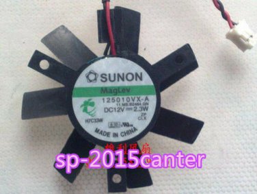 SUNON 125010VX-A DC 12V 2.3W ATI graphics card notebook cooling fan  j0426