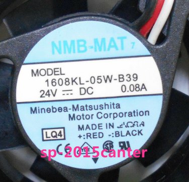 NMB cooling fan 1608KL-05W-B39 24V 0.08A 3wire 40*40*20mm    sp#