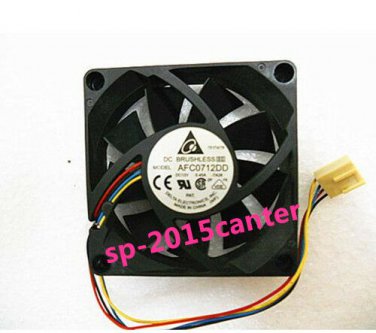 Original for Delta AFC0712DD Fan 70*70*20mm 12V 0.45A 4Pin with 60 days warranty