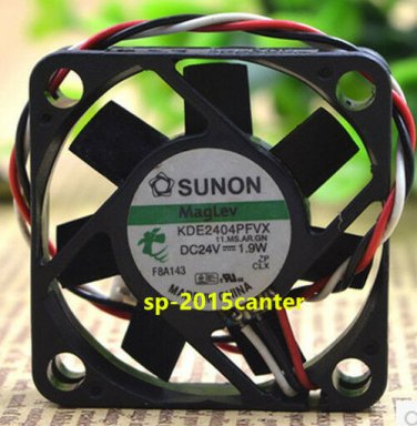 For SUNON KDE2404PFVX fan 24V 1.9W 40*40*10mm 24V 3pin #SP62