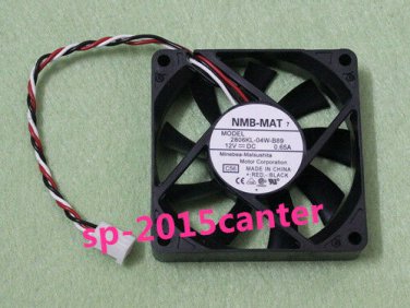 Original part NMB 2806KL-04W-B89 Fan DC 12V 0.65A 3Pin 70*70*15mm  j0425