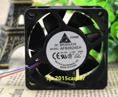 For DELTA AFB0624EH server cooling fan DC24V 0.36A 60*60*25mm 2pin #SP62