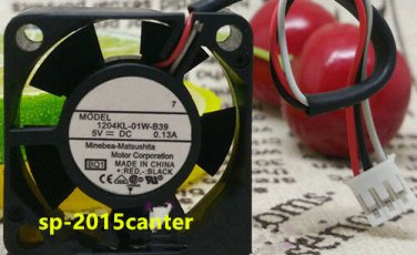 For NMB 1204KL-01W-B39 DC5V 0.13A 30*30*10MM 3pin Double ball cooling fan #SP62