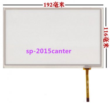 8" Touch screen Digitizer glass For AT080TN64 AT080TN03 v.1 192*116mm    ƣ