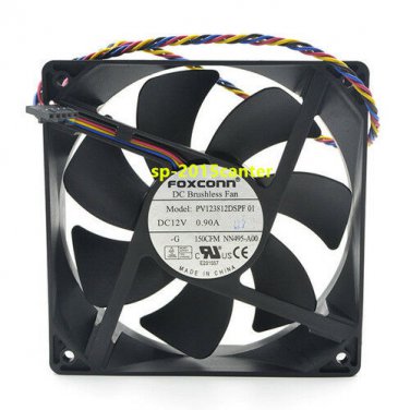 For FOXCONN PV123812DSPF01 Fan DC 12V 0.90A 120*120*38mm 4 pin #SP62