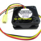 For 9A0412J7D03 Double ball cooling fan DC12V 0.11A 40*40*15MM 3pin #SP62