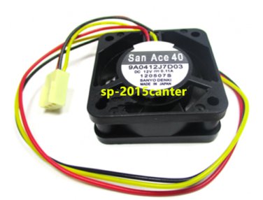 For 9A0412J7D03 Double ball cooling fan DC12V 0.11A 40*40*15MM 3pin #SP62
