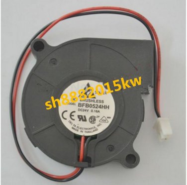 1PCS DELTA BFB0524HH Fan 50*15 24V 0.16A 2Pin    j0524