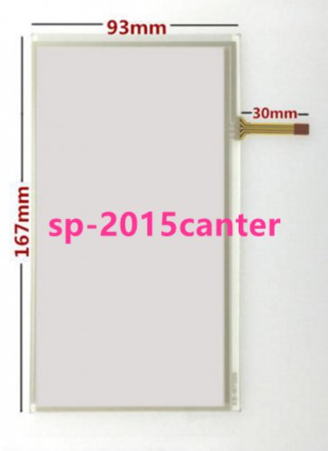 7" Resistive Touch Panel Digitizer For TM070RDH01 LCD Screen 167*93 freeshipping