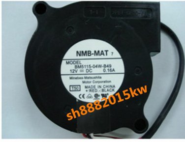 1PCS NMB BM5115-04W-B49 Fan 12V 0.16A 3Pin 50*50*47mm   j0524