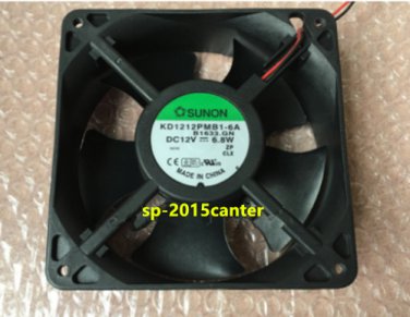 For SUNON KD1212PMB1-6A Double ball cooling fan DC12V 6.8W 120*120*38mm 2pin#SP6