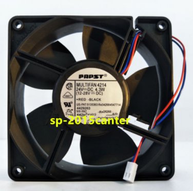 For PAPST MULTIFAN 4214 Axial flow fan 24V 4.3W 120*120*38MM 2PIN #SP62