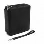 120 Slot PU Leather Wrap Case For Colored Pencil case- Brown. Pink and Black