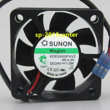 For SUNON KDE2405PHV2 Cooling fan DC24V 1.0W 50*50*15mm 2pin #SP62