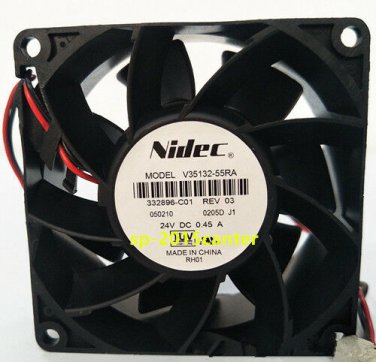 For NIDEC V35132-55RA 8038 8CM 24V 0.45A Cooling fan #SP62