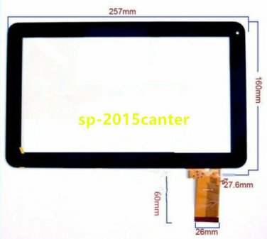 For 10.1 Inch Linsay KitKat F-10XHD Touch Screen Digitizer Panel #SP62