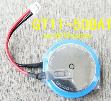 CR2450HR 3VX3U-32BL GT11-50BAT Mitsubishi PLC Battery with round hole plug#SP62