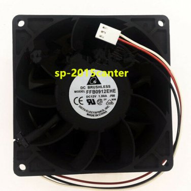For FFB0912EHE Strong wind Double ball cooling fan DC 12V 90*90*38mm 3pin #SP62