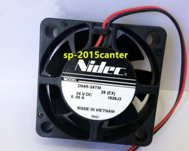 For Nidec 4015 D04R-24TM Inverter Cooling fan 40X40X15mm 24V 0.06A 2-Pin#SP62