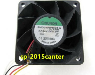 For PMD2406PMB3-A Daul ball Inverter cooling fan DC24V 5.3W 60*60*38MM 3pin#SP62