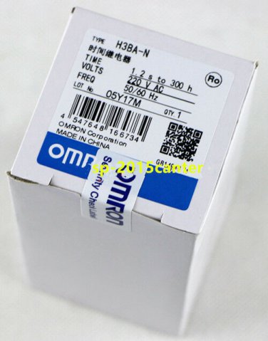 For OMRON TIME RELAY H3BA-N 220VAC free shippy #SP62