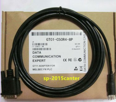 For Mitsubishi FX Series PLC Cable GT01-C50R4-8P GOT1000 FX1S/1N/2N / 5M #SP62