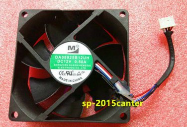 For YM DA08025B12UH DC12V 0.50A 80*80*25MM cooling fan #SP62