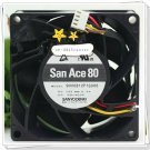 For SANYO 9HV0812P1G006 12V 3.4A 80384 Wire Super Airflow Cooling Fan #NSP62