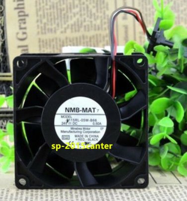 For NMB 3115RL-05W-B66 Inverter cooling fan DC24V 0.50A 80*80*38mm 4pin #SP62
