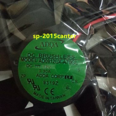 For ADDA Power fan AD0912UX-A70GL DC12V 0.30A #SP62