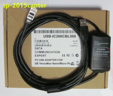 For USB GE VersaMax Nano/Micro PLC Programming Cable IC200CBL500 #SP62