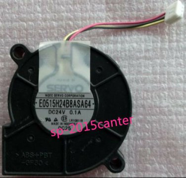 new SERVO E0515H24B8ASA64 fan 24V 0.1A 3pin 90 days warranty Y0LP5   j0518