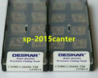 For 10pcs/Box NEW DESKAR CNC blade CNMG120408-TM LF9018 #SP62