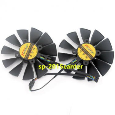 For Sapphire XFX Radeon HD7950 HD7970 VAPOR-X Dual Fan FD9015U12S #SP62