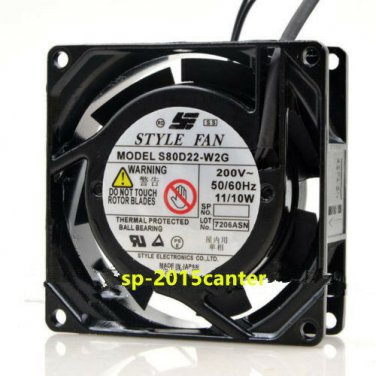For S80D22-W2G High temperature Cabinet cooling fan 220V 11/10W 2wire #SP62