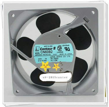 For CN60B2 Double ball Aluminum frame cooling fan AC220V14/12W120*120*38MM #SP62